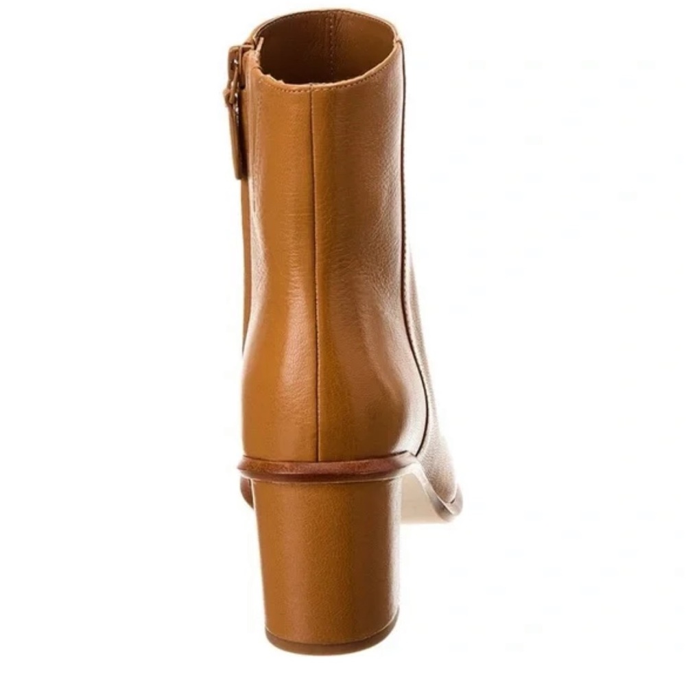 🌸TORY BURCH🌸 Brooke Stamped Heel Leather Bootie Size: 10.5 - Picture 3 of 16